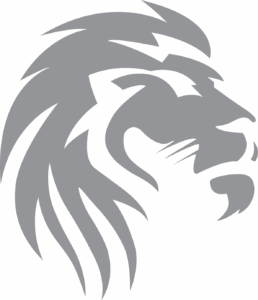 Pinnacle gray lion logo